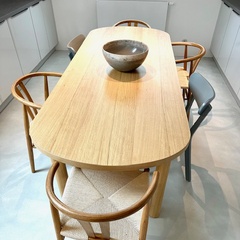wooden dining table